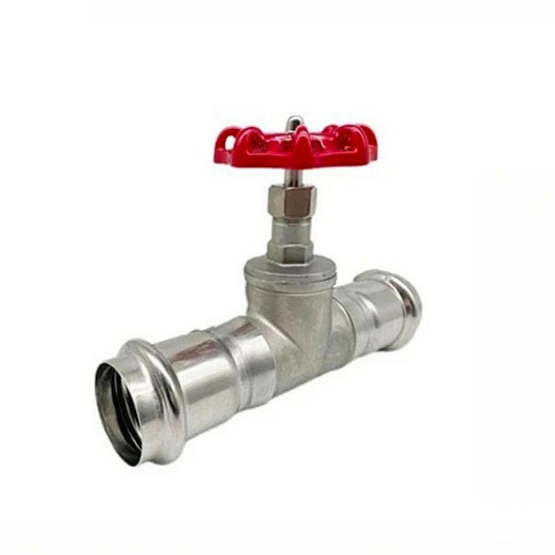 304 Stainless Steel Globe Valve One-way Manual Thread Compression Type DN15 20 25 32 40 50 Tap Water Oil Switch