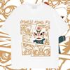 Lion Dance Tshirt Oversized Loose Round Neck T Shirt Retro Harajuku Men Tops High Quality Casual Comfort Tees Rap Style T-shirt