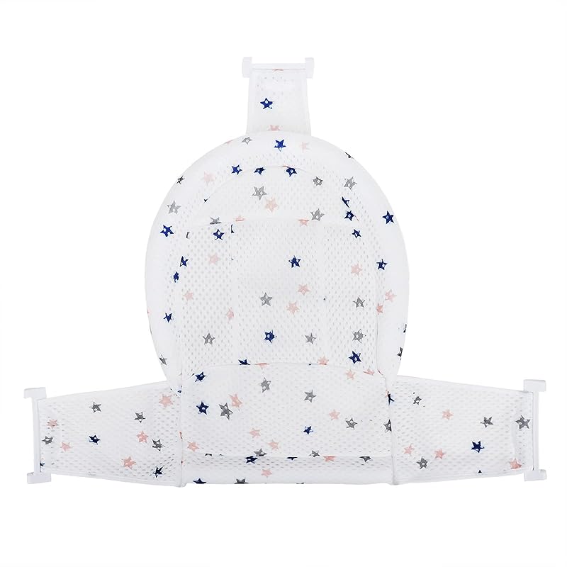 Baby Bath Cushion Pad Newborn Bathtub Mat Infant Bath Supporter Net Baby Bathtub Pillow Nonslip Floating Bathing Tub Seat