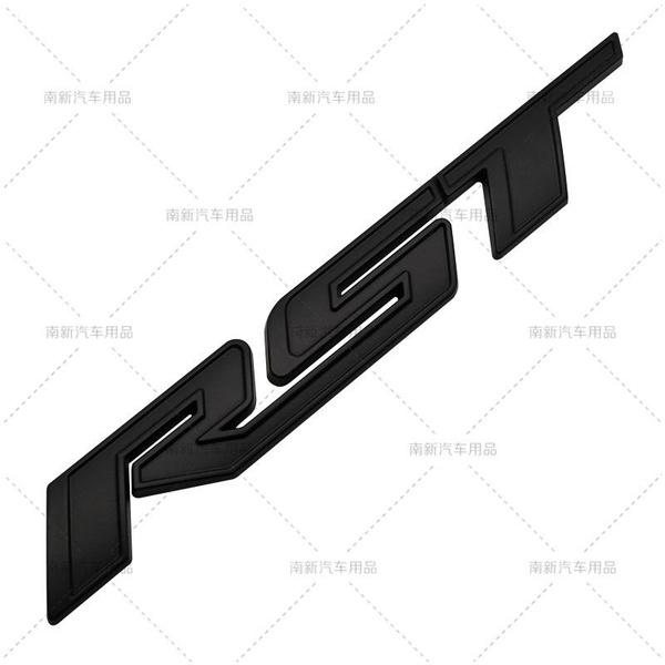 2 teile/los 3D Metall Chevrolet Silverado RST Auto Emblem Auto Abzeichen Hinten Stamm Typenschild Aufkleber Seite Kotflügel Aufkleber