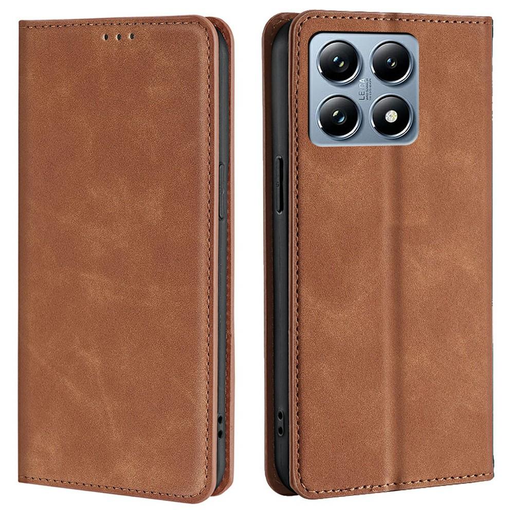For Xiaomi 14T Pro Case Card Holder PU Leather Magnetic Closing Phone Cover