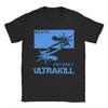 ULTRAKILL Death Odyssey V T Shirt Retro Game Graphic Print Cotton Short Sleeve Tee for Unisex Women Streetwear