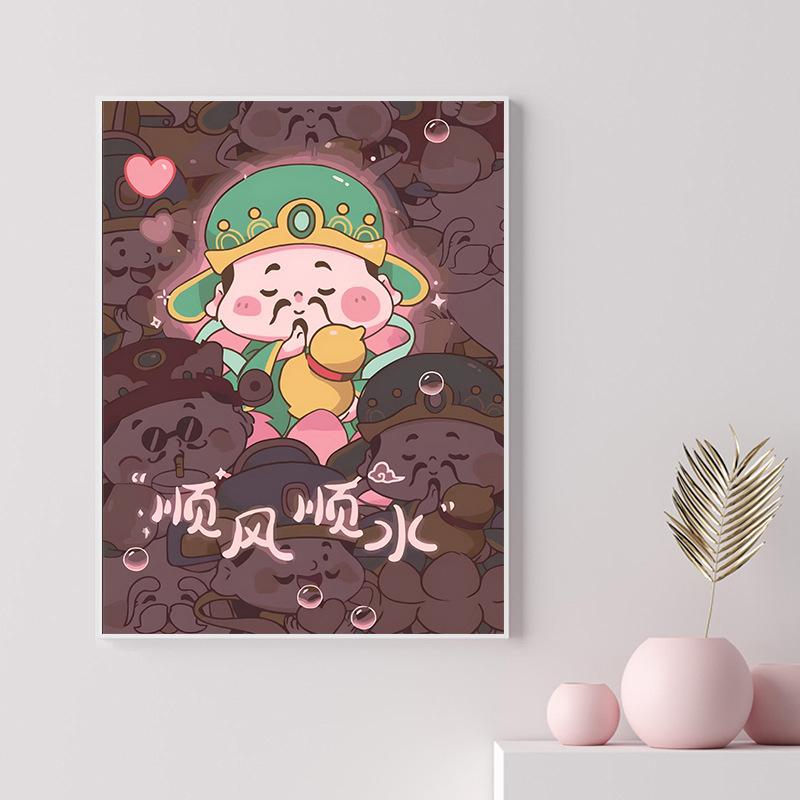 40X50Cm Diamond Painting Large Size Diamond Sticker Bedroom Living Room Decorative Painting With Photo Frame