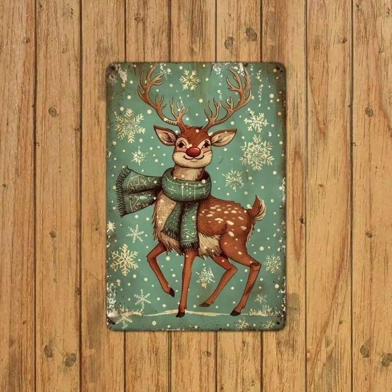 

Vintage Metal Wall Art Decor for Living Room 20x30cm