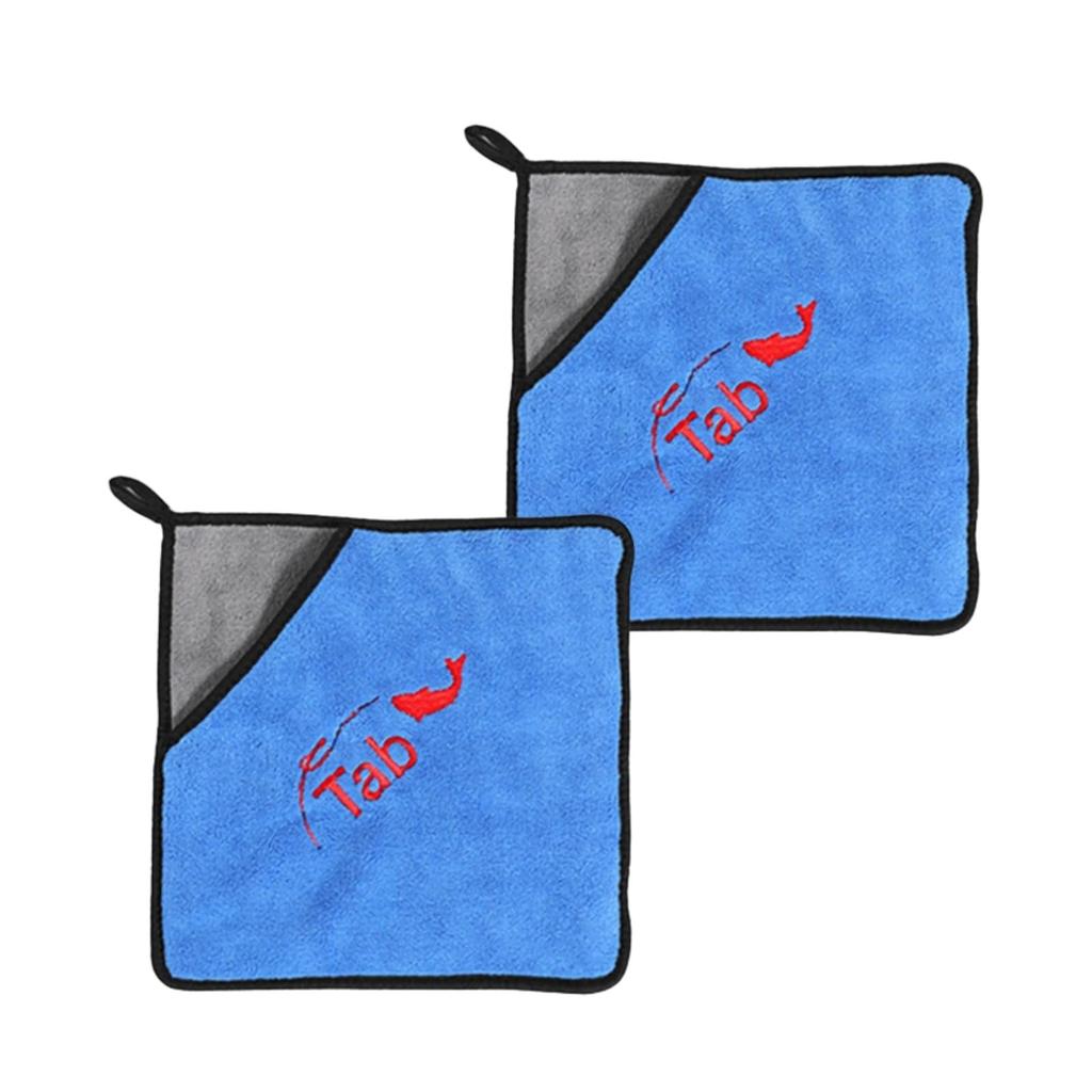 SCGEHA Fish Grabbing Towels, Fishing Gloves and Towels, Convenient for Beginners, Odor Resistant, Easy Cleanup, Hook Removal, 1 or 2 Pack (2)