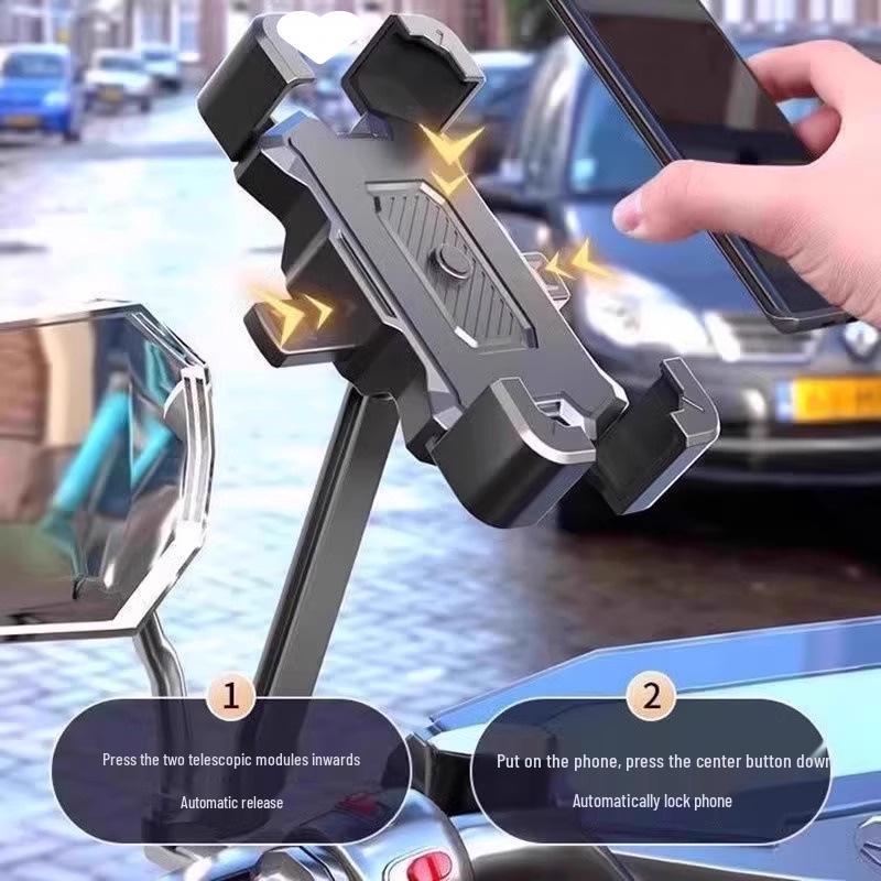 2025 Shockproof Phone Mount for Electric Vehicles, Motorcycles, and Bicycles