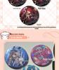 Two-dimensional Kasane TETO Halloween Silver Glitter Button Badge & Acrylic Stand Fan-made Brooch Gift
