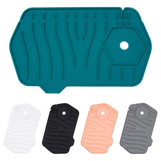 Faydalı Çift taraflı Mevcut Isı Yalıtımı Kalınlaşmış Mutfak Musluk Su Tutucu Mat Otel Su Tutucu Mat için