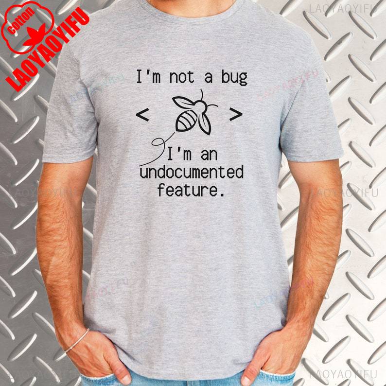 Software Engineer Shirt Computer Coder Funny Tshirt A Gift for Programmers New Relaxing Shortsleeved Cotton Breathable Top