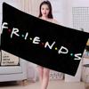 Hot Sale Friends TV Show Microfiber Blanket Quick Drying Beach Towels Oversized Printing Super Absorbent Pool Towel Blanket