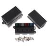 12V Relaiskastenblock 8-fach Atc/Ato Sicherungsblock Universell Wasserdicht Sicherungs- und Relaiskasten-Kit Für Auto Lkw