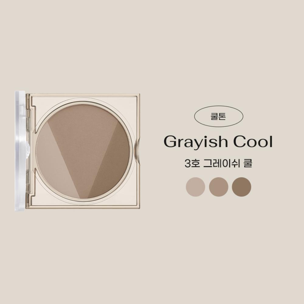 V Shading + 3-Step Block Brush Set (Powder+Blending+Point)
