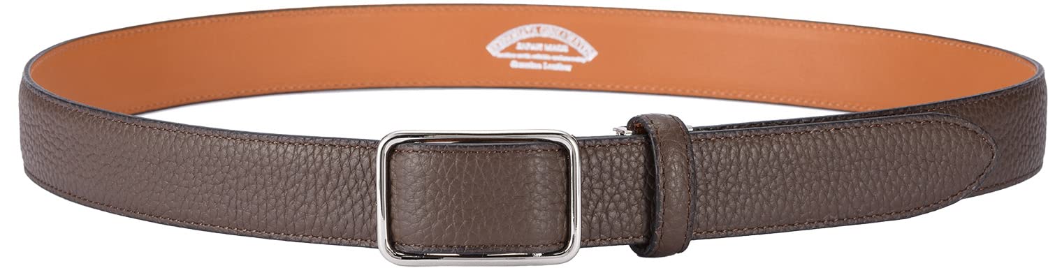 

Ikenohata Ginkawaten Himeji Leather Stepless Adjustment Belt Stepless Himeji Genuine Made in Men s (Men s Belt, Adjustment, Leather, Leather, Japan)
