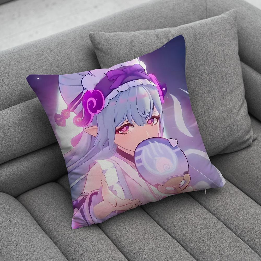 Genshin Impact Yume Mizuki Pillow Case Soft Cushion Cases for Farmhouse Sofa Decor Home Decorations and Protector