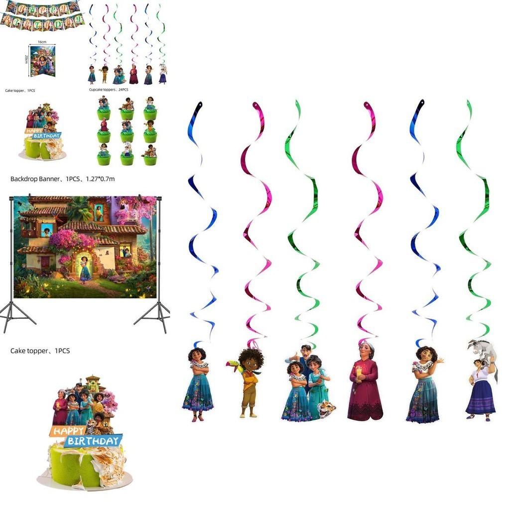 Vibrant Encanto Party Decorations Set- Make Your Child's Birthday Memorable!