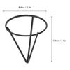 3pcs Avocado Pit Starter Rack Stable Triangular Metal Bracket for 3.4 Inch Wide Mouth Jar