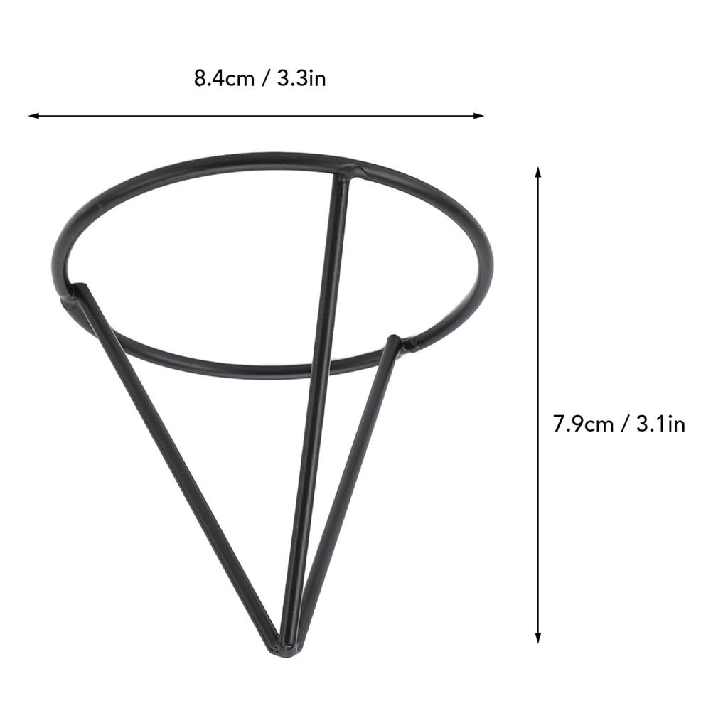3pcs Avocado Pit Starter Rack Stable Triangular Metal Bracket for 3.4 Inch Wide Mouth Jar