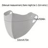 1-20 Pcs Summer UV Protection Mask 3D Ice Silk Breathable Traceless  Sunscreen Riding Mask Fashionable Hyaluronic Acid