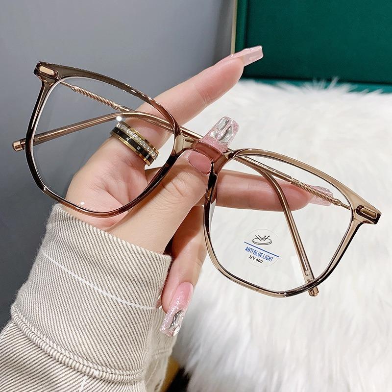*Ready Stock* Anti Blue Light Blocking Glasses Clear Anti Radiation Glasses Replaceable Lens for Women/Men