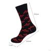 Mid Calf Socks Novelty Gift Valentines Day Gifts Cotton Thick Winter Warm Breathable Valentine's