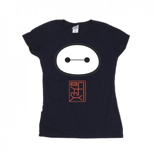 

Disney Womens/Ladies Big Hero 6 Baymax Icon Cotton T-Shirt XXL білий