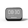 Newmine Portable Bluetooth Speaker with Mirror Alarm Clock