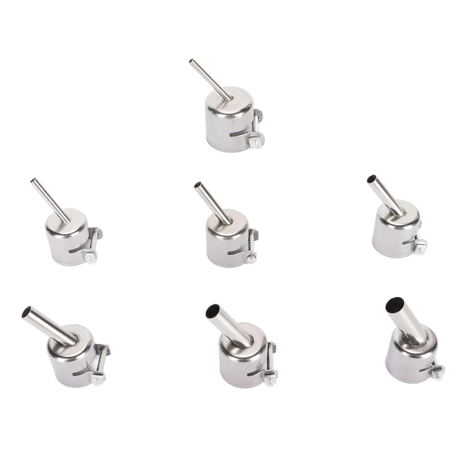 

7 шт. насадок для термофена, алюминиевый сплав, фиксирующий винт, высокоточные насадки для термофена 850 850A 852