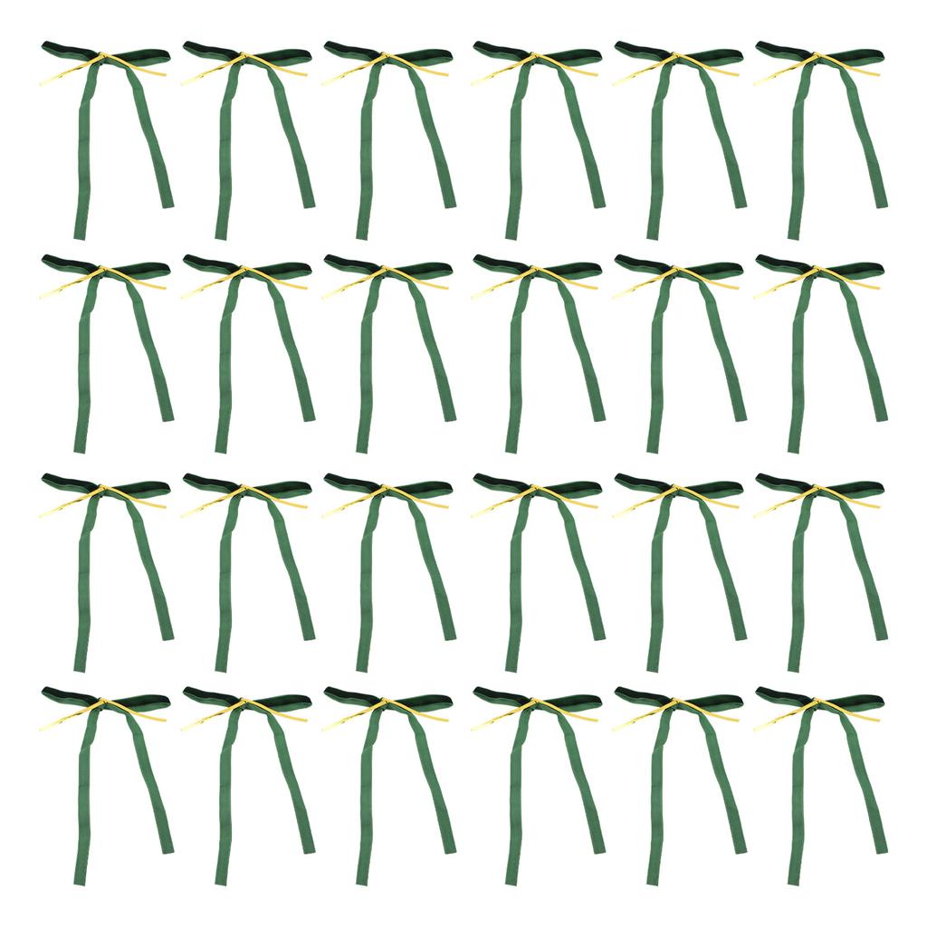 24pcs Velvet Bows Decorative Xmas Wreath Ribbon Bows for Xmas Garland Wedding Home Tree Decorations