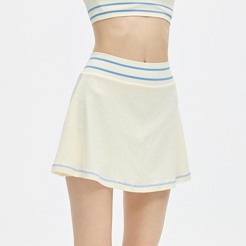 High-Waist Summer Tennis Skirt: Fashionable, Anti-Exposure, Ideal for Outdoor Running and Fitness