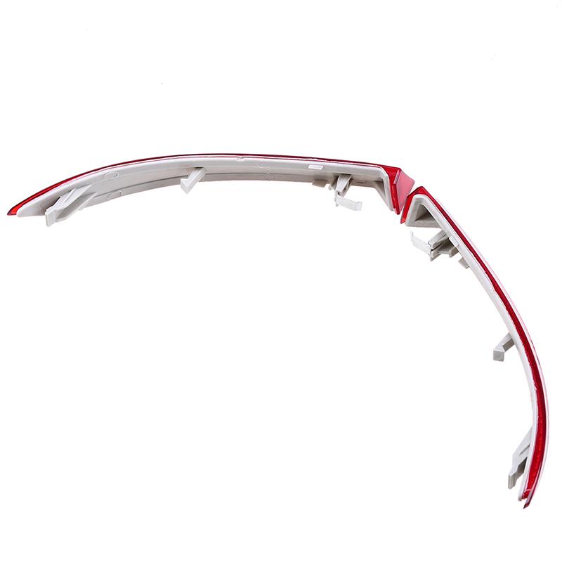 !new! Car Bumper Face Bar Cover Reflector Red Warning Lights Side For BMW X5 E70 LCI 2011-2013 63147240997 63147240998