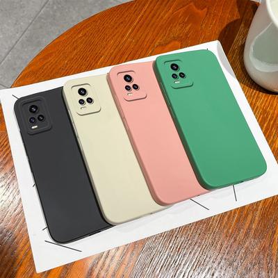 For Vivo V20 V21E V23E V25E V40 X90 Pro Y28 V15 Phone Cases Simple Solid Color Matte Silicone High Quality Anti Slip Housing For Vivo Handphone Covers