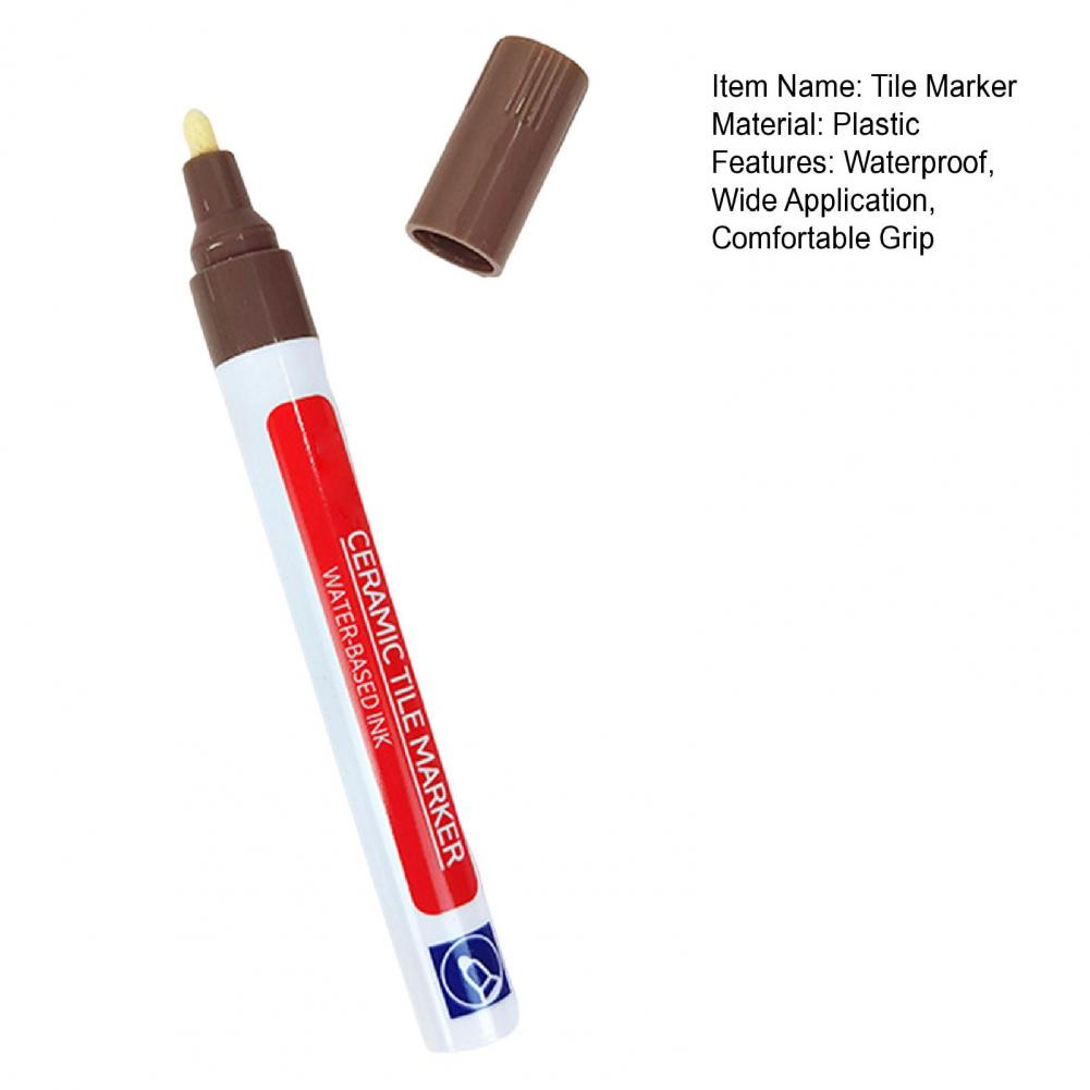 Portable Tile Marker Waterproof Odorless Quick Dry Grout Pen Wall Seam Pen Marker Revives Anti Mould Kitchen Bathroom Supplies