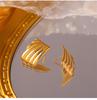 Summer Titanium Steel Striped Square Stud Earrings - European & American Fashion