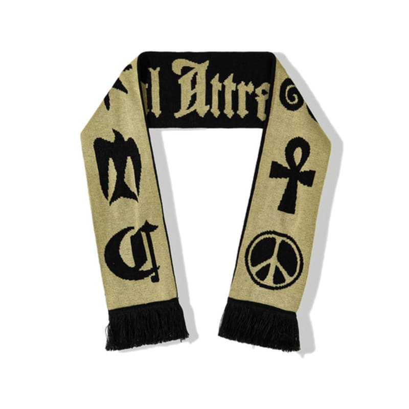 

Cord. FATAL ARCANE REVERS KNIT MUFFLER_BG F(ONE)