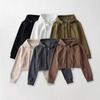 YPFF Trendy Women's Hooded Sweatshirt: Casual Double Zipper Long Sleeve Cardigan for Autumn and Winter