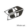 Stylish Carbon Fiber Inner Door Handles Bowl Trim For Ford Mustang 2015-2017