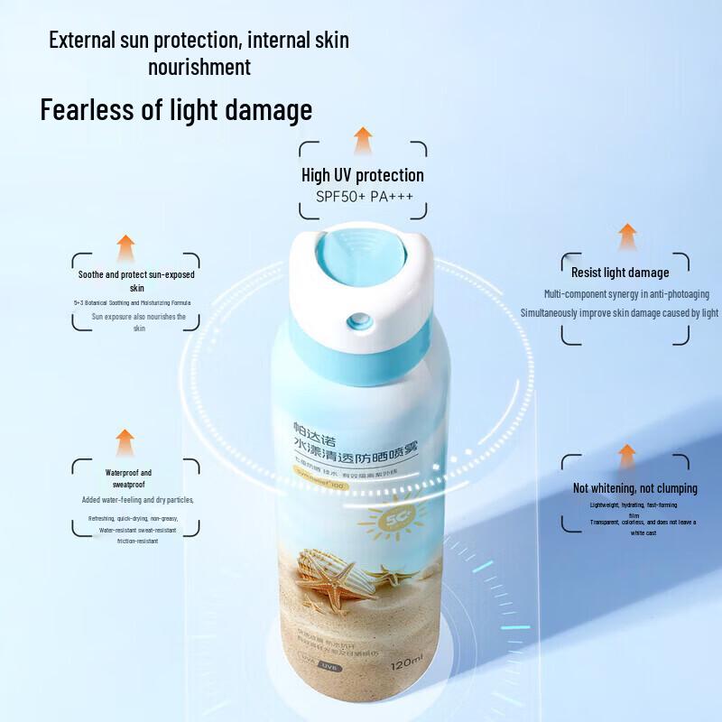 Padano High SPF Waterproof Sunscreen Spray Cream