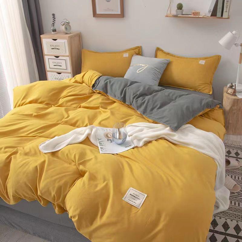 Nordic Duvet Cover Modern Skin-friendly Comfortable Four Season Universal Household Washable Bedroom Students Dormitory Textile