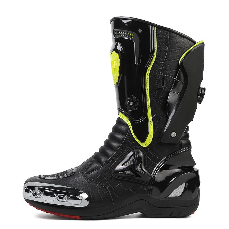 Waterproof Motorcycle Boots Men Winter Outdoor Motorcycle Protective Boots Motorbike Riding Shoes Women Anti-slip Racing Sneaker