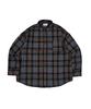 OTHERFITS Easy Point Over Check Shirt (Navy)