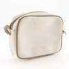 Dior CD Logo Shoulder Bag Pochette Vintage Beige PVC Women Used