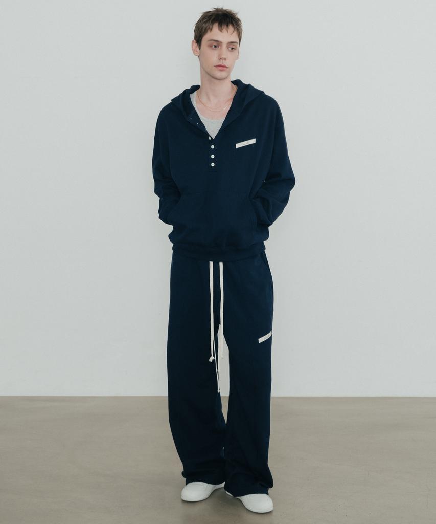 SSIN AND LEE Tailor Cotton Sweatpants Navy