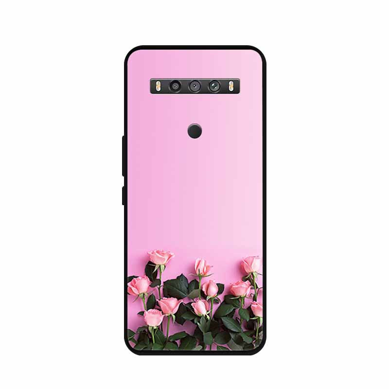 For TCL 10 5G UW Case Animals Silicone TPU Soft Cover Phone Coque For TCL 10 SE TCL10 5G UW Capa Shockproof Cartoon Wolf Funda