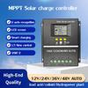 30A/ 60A/100A 12V 24V 36V 48V MPPT AUTO Solar Controller Battery Charger with LCD