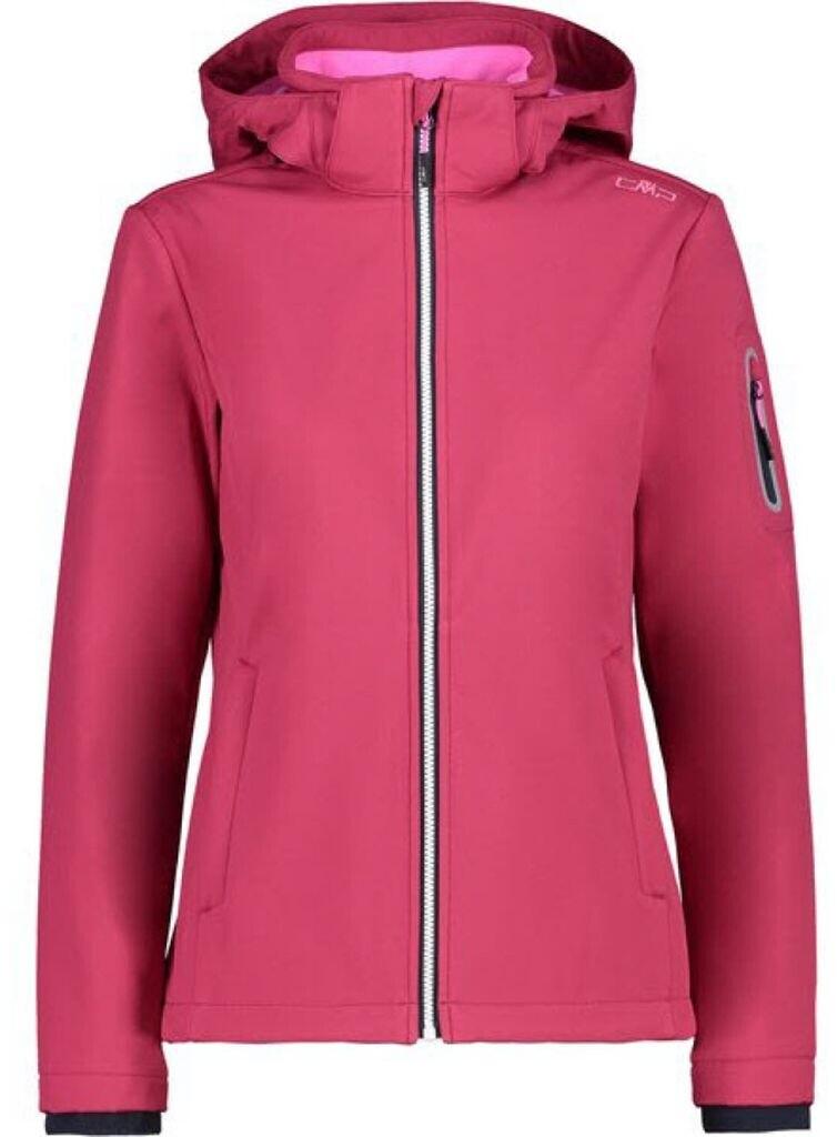 CMP Softshell Jacket Zip Hood Women (39A5006) Sangria