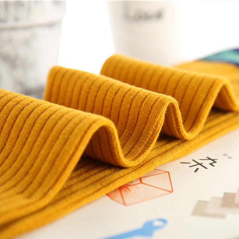 Children's Versatile Knee-High Cotton Socks - Spring & Autumn Styles for Boys & Girls.