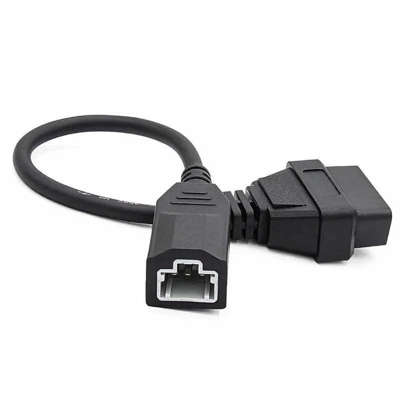 OBD 2 Cable for Hon-da 3pin OBD1 Adapter OBD2 OBDII for Hon-da 3 Pin To 16 Pin Connector Compatible Diagnostic Tool