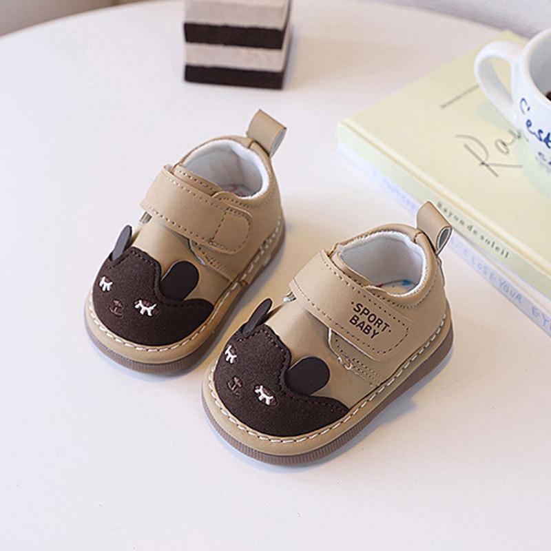 

Spring/Autumn Style Infant Walking Shoes for Boys and Girls, Single Shoes 0-2 Years Old, Cartoon Soft-Soled Squeaky Shoes That Make Sound. 20