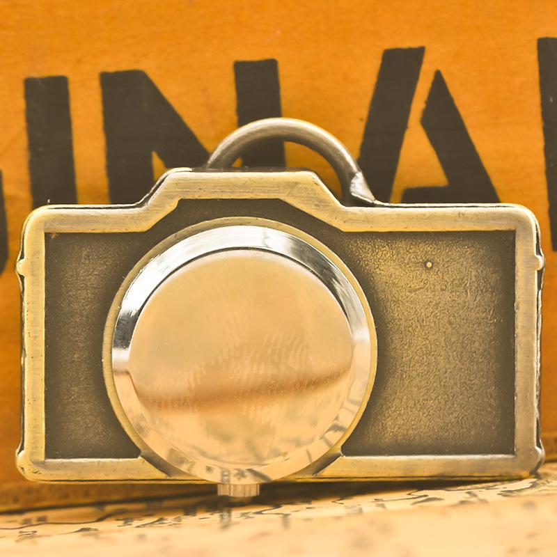 Antike Kamera Quarz-Ketten-Taschenuhr – Modisches und kreatives Design