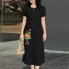 ZANZEA Women Daily Casual Round Neck Short Sleeve Floral Print Dress